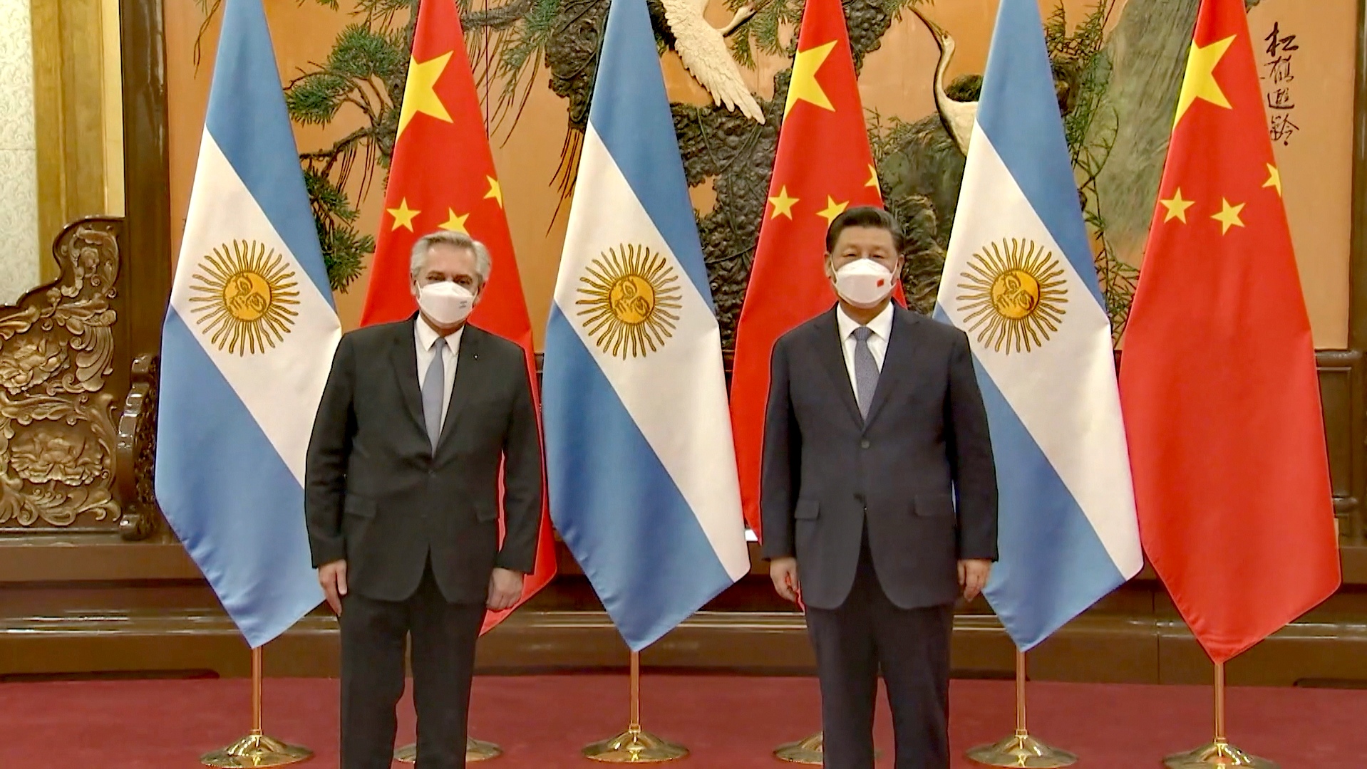 El-Argentino-Alberto en China Xi Jinping