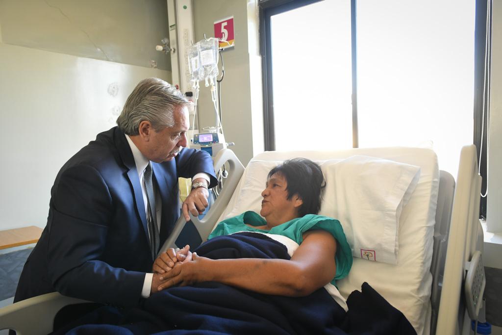 El-Argentino-Alberto Fernández visitó a Milagro Sala en Jujuy