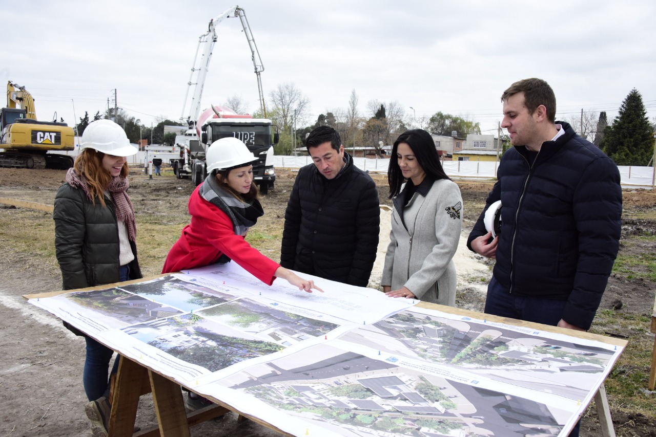 El-Argentino-Obras públicas-Noe Correa y Leo Nardini supervisaron la construcción del “Complejo Habitacional Tierras Altas”
