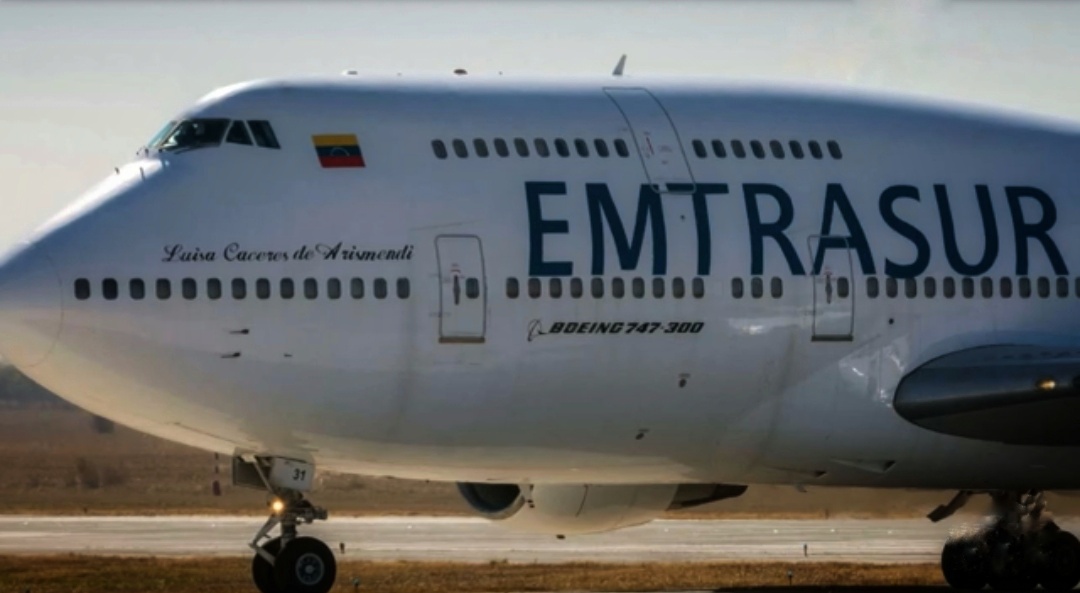 El-Argentino-Avión venezolano Emtrasur