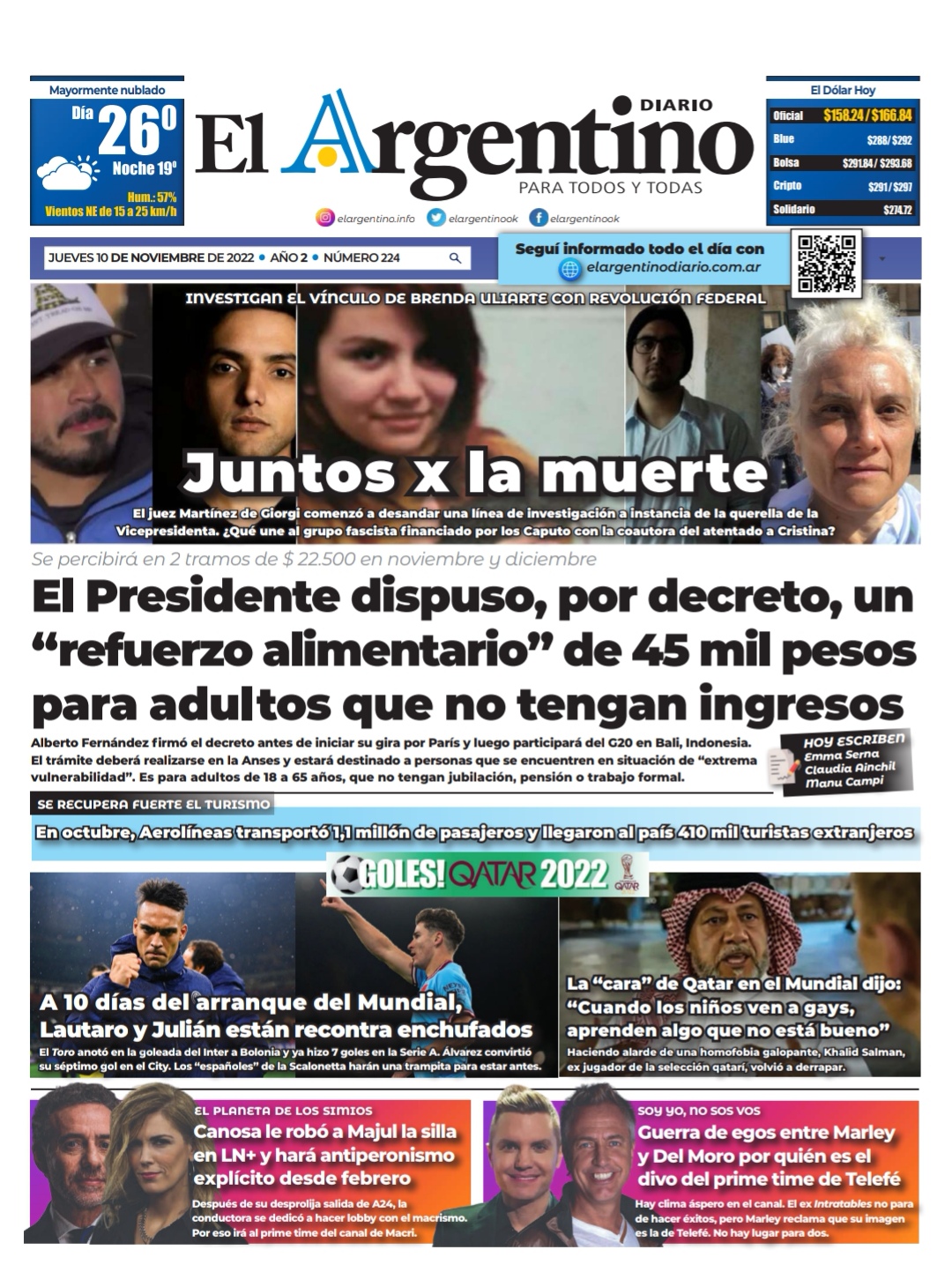 El-Argentino-Tapa-10-11-2022