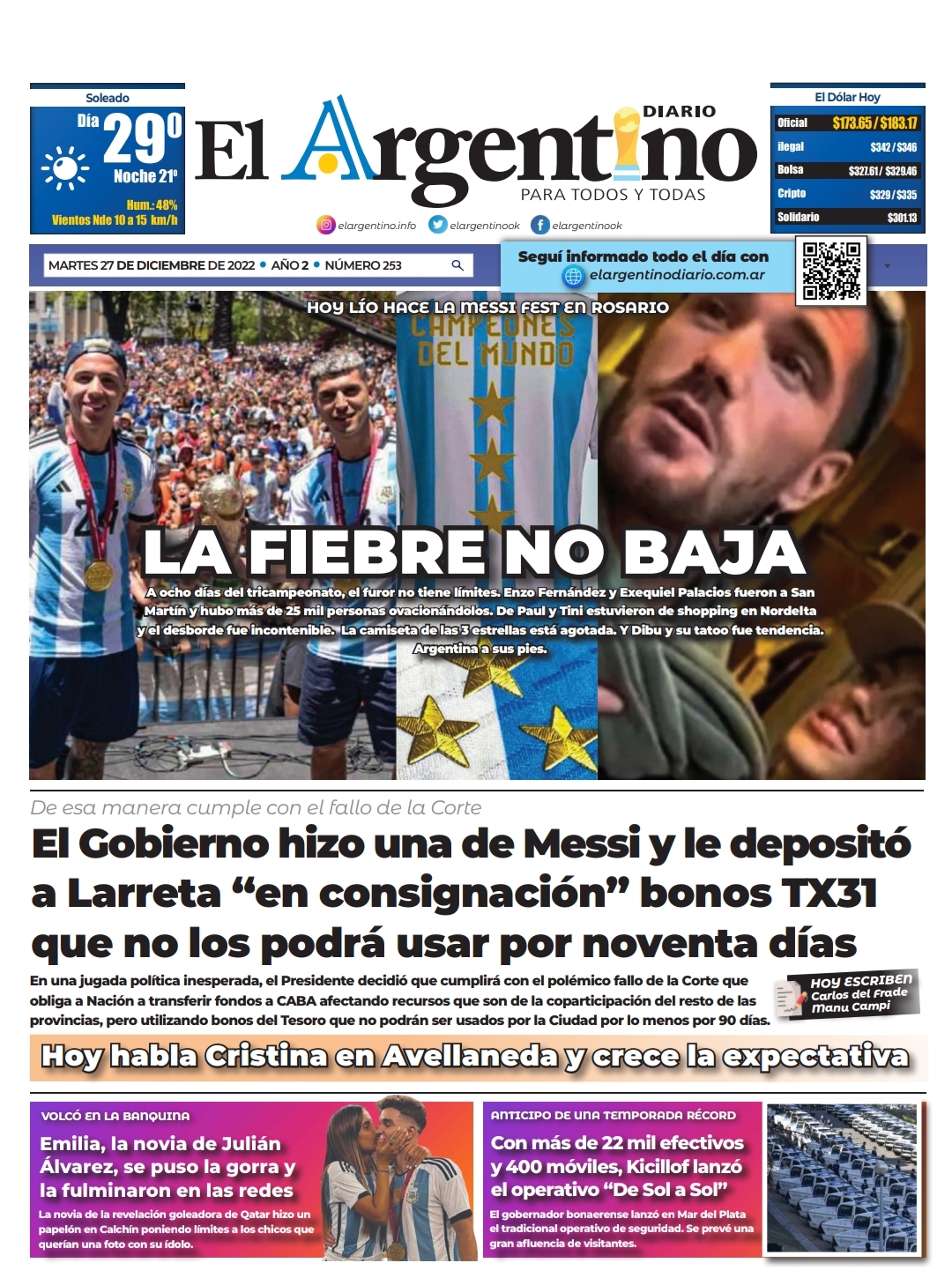 El-Argentino-Tapa-27-12-2022