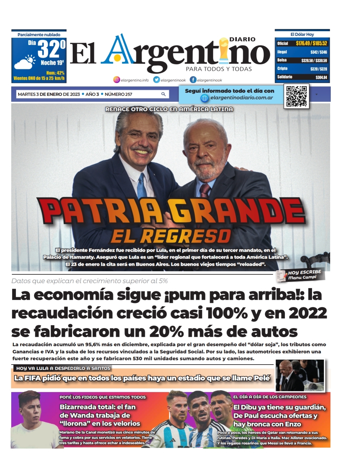 El-Argentino-Tapa-03-01-2023