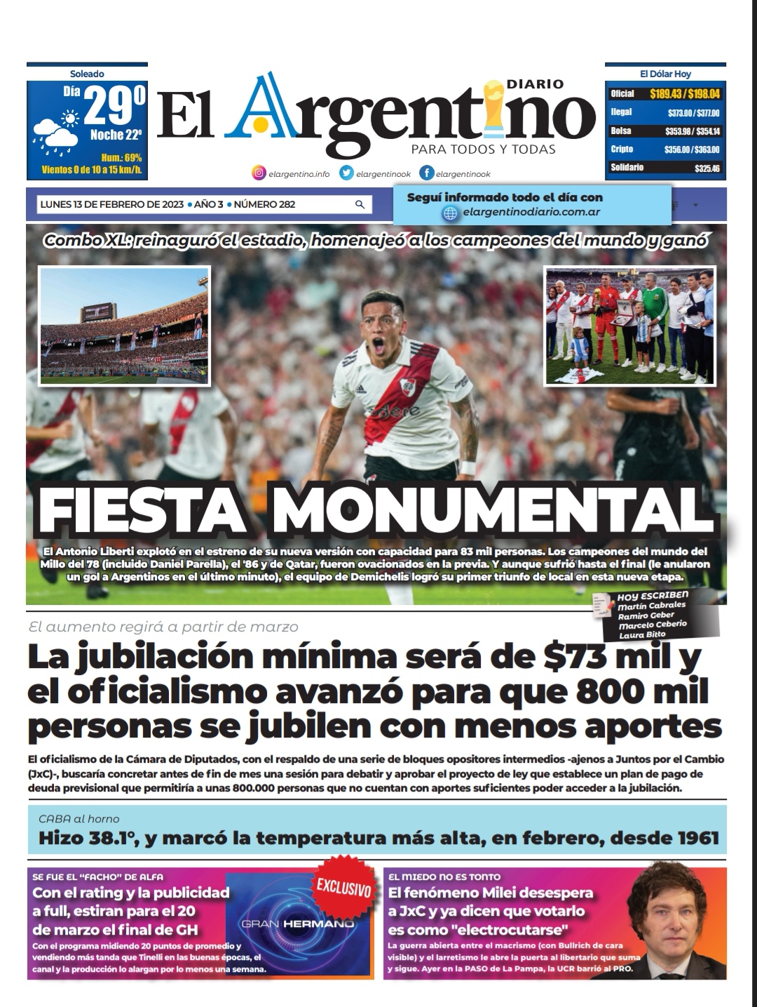 El-Argentino-Tapa-13-02-2023