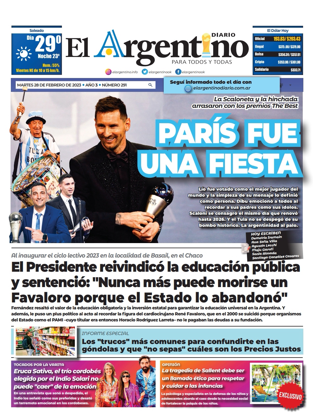 El-Argentino-Tapa-28-02-2023