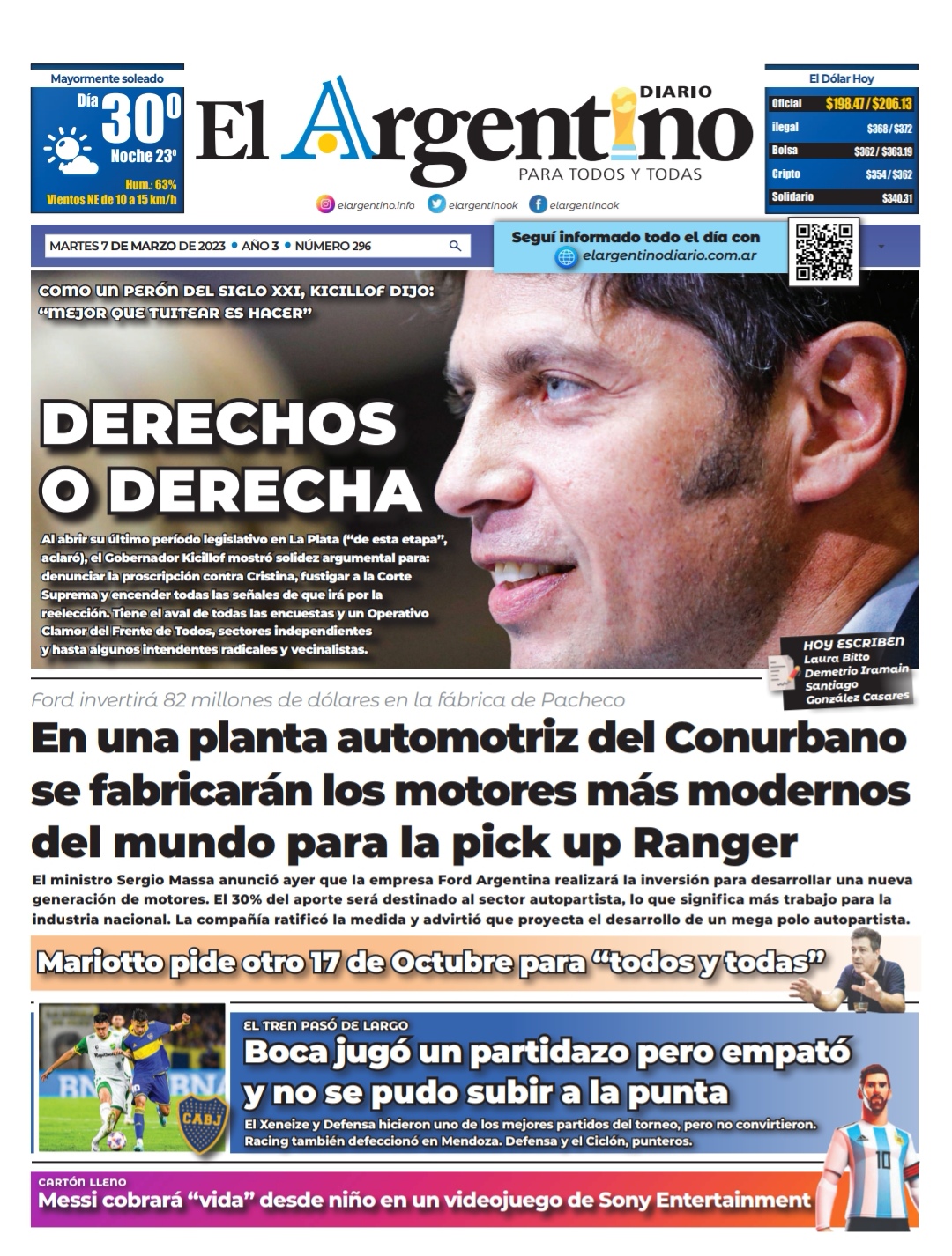 El-Argentino-Tapa-07-03-2023