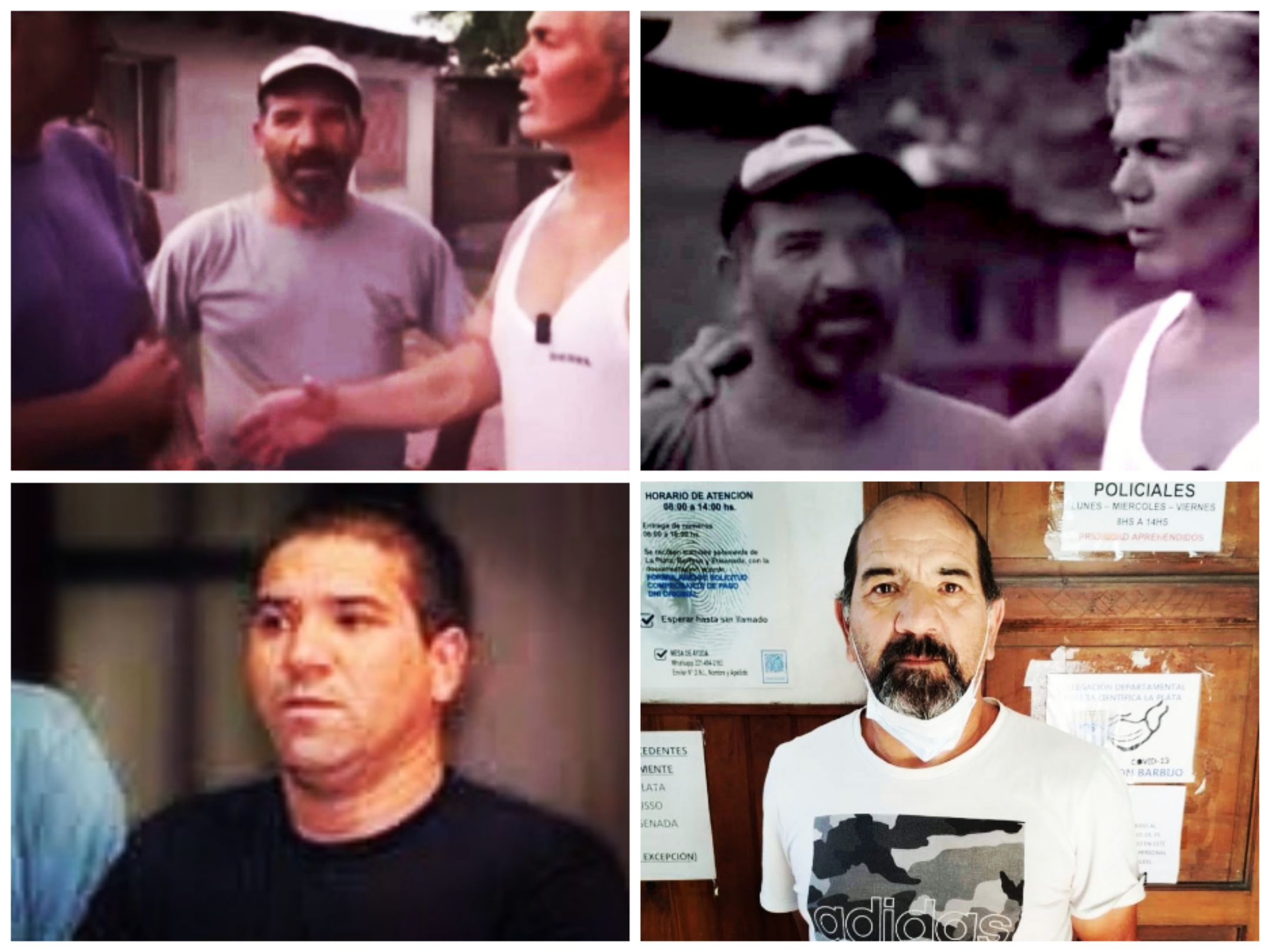 El-Argentino-Fernando Burlando junto al asesino de Cabezas, José Luis Auge.