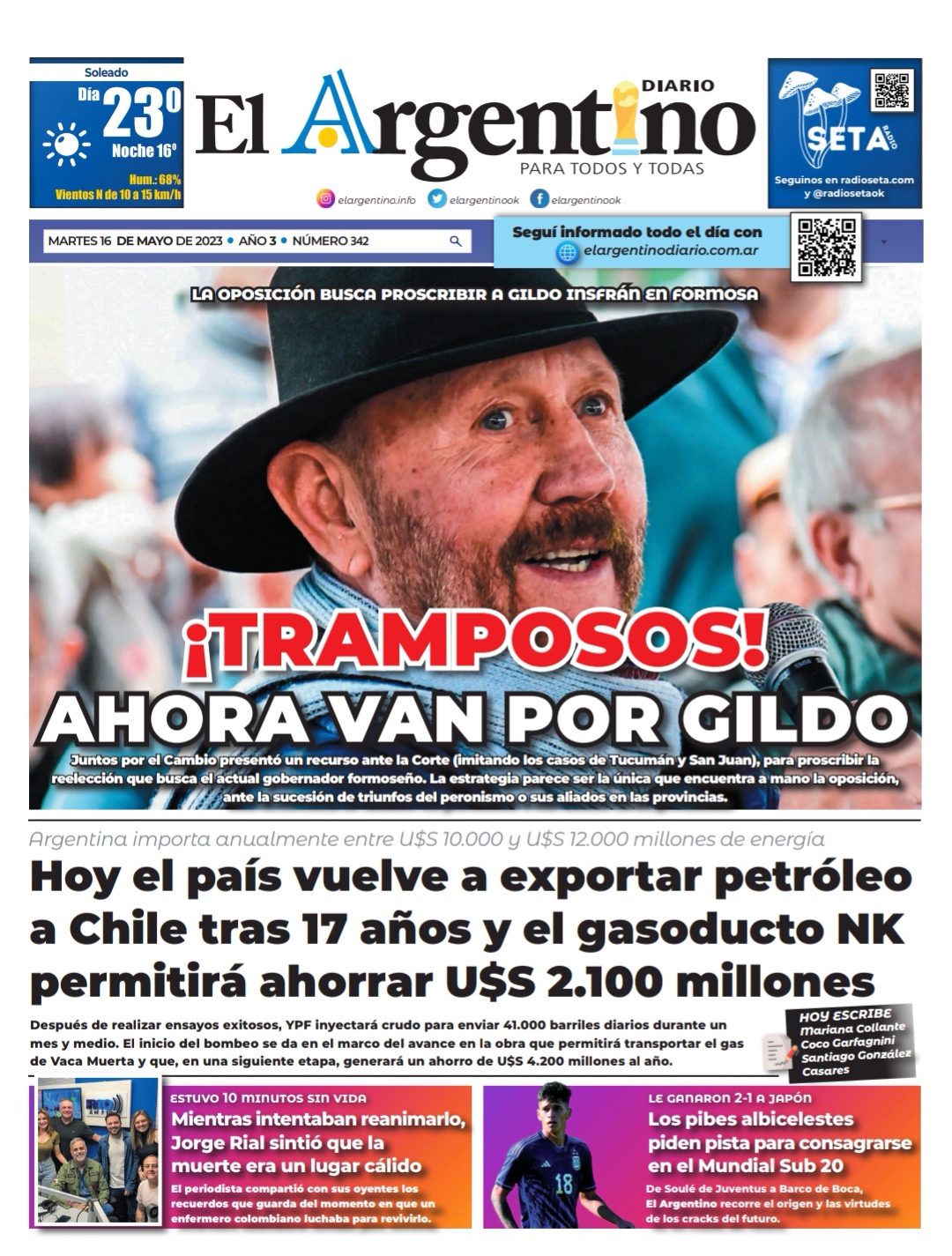 El-Argentino-Tapa-16-05-2023