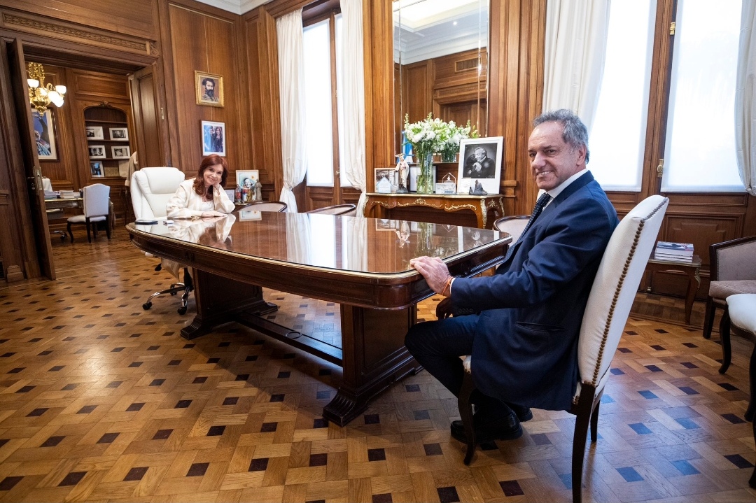El-Argentino-Cristina se reunió con Scioli.