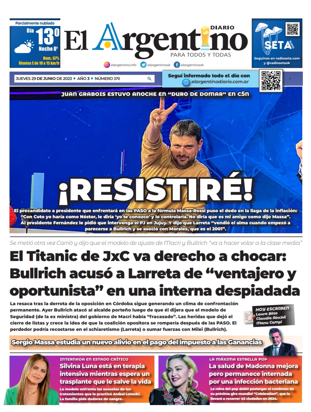 El-Argentino-Tapa-29-06-2023