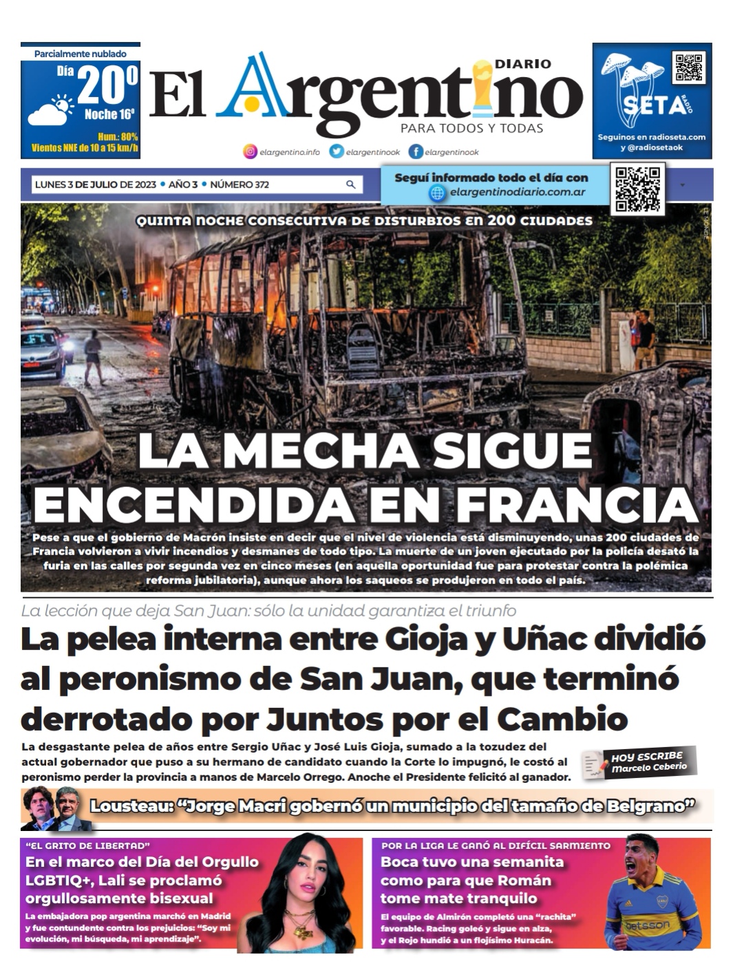 El-Argentino-Tapa-03-07-2023
