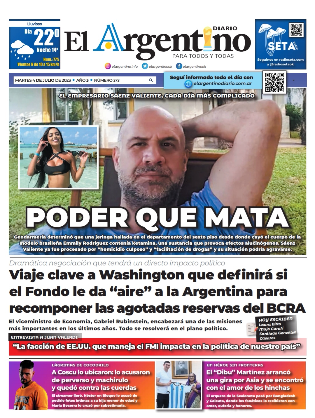 El-Argentino-Tapa-04-07-2023