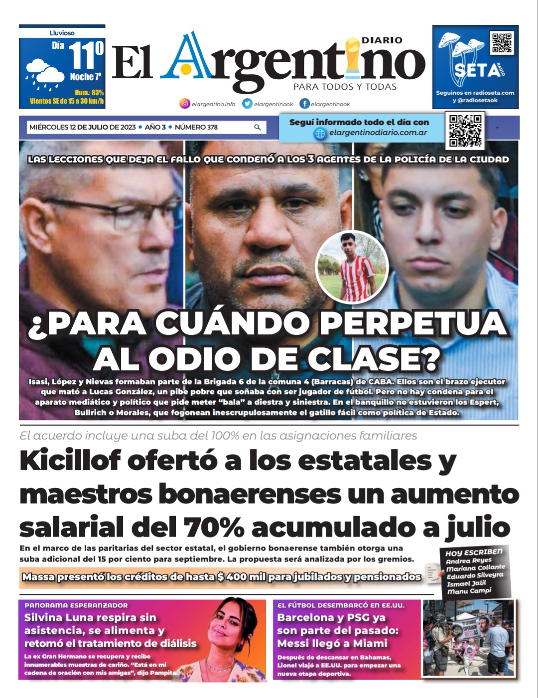 El-Argentino-Tapa-12-07-2023