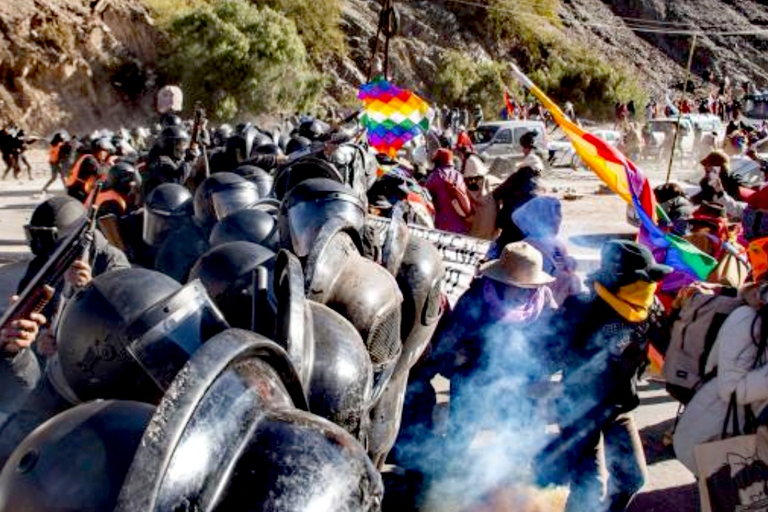 El-Argentino-Represión en Jujuy.