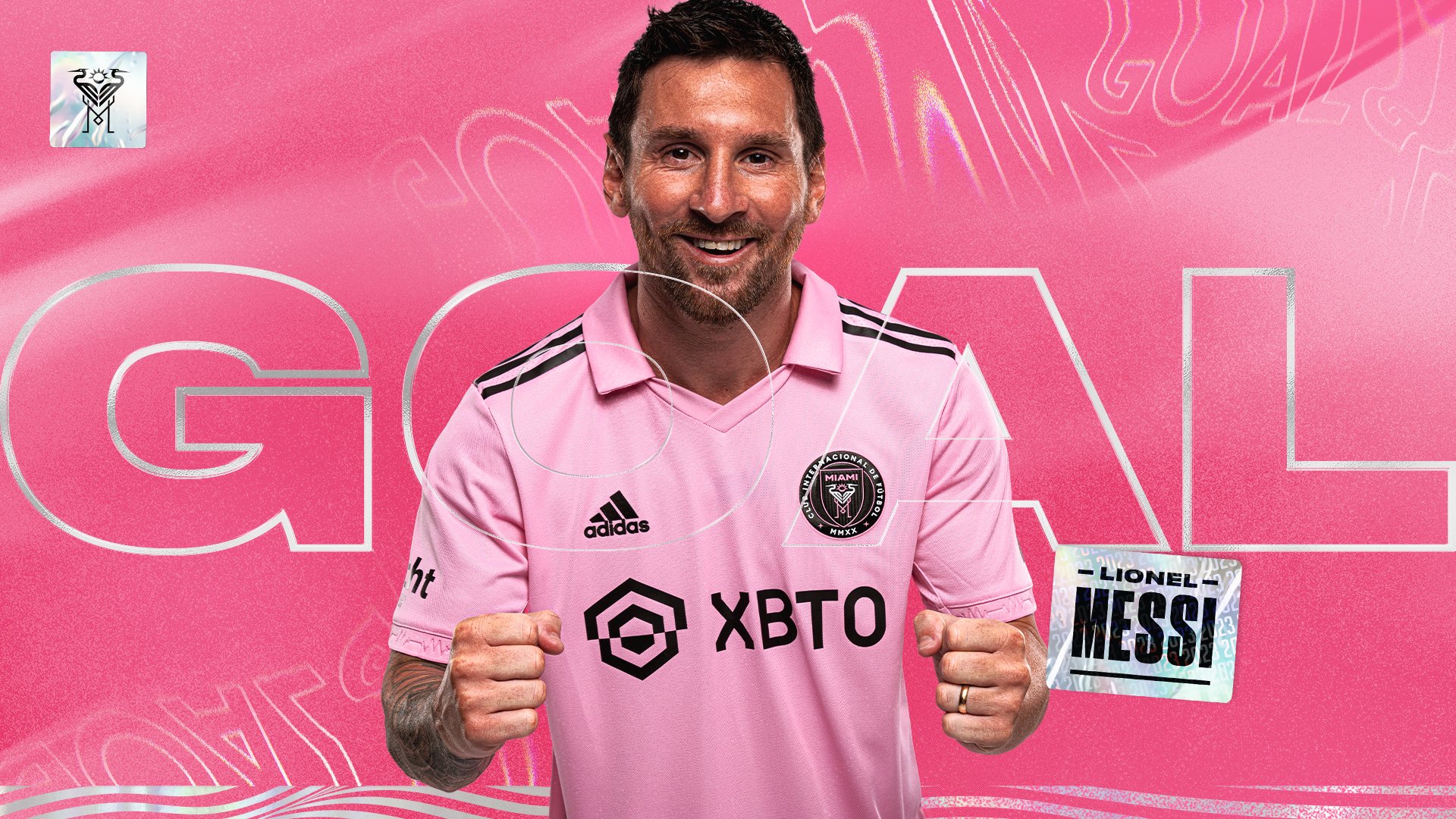 El-Argentino-Lionel Messi-Placa gol Inter Miami.