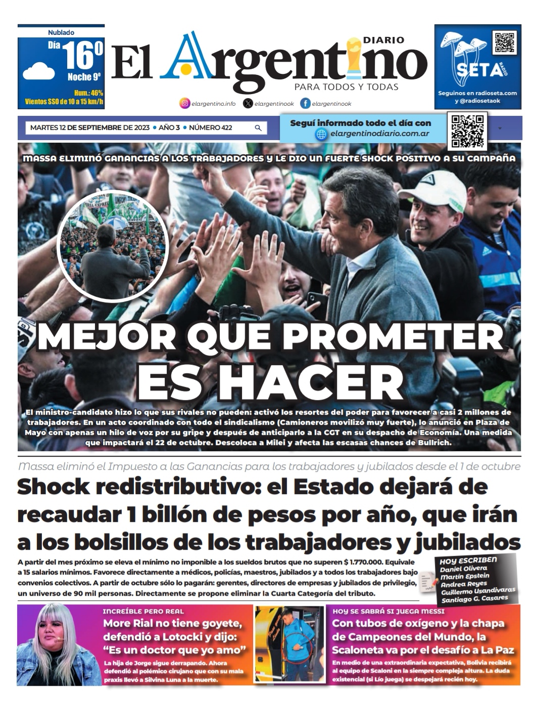 El-Argentino-Tapa-12-09-2023