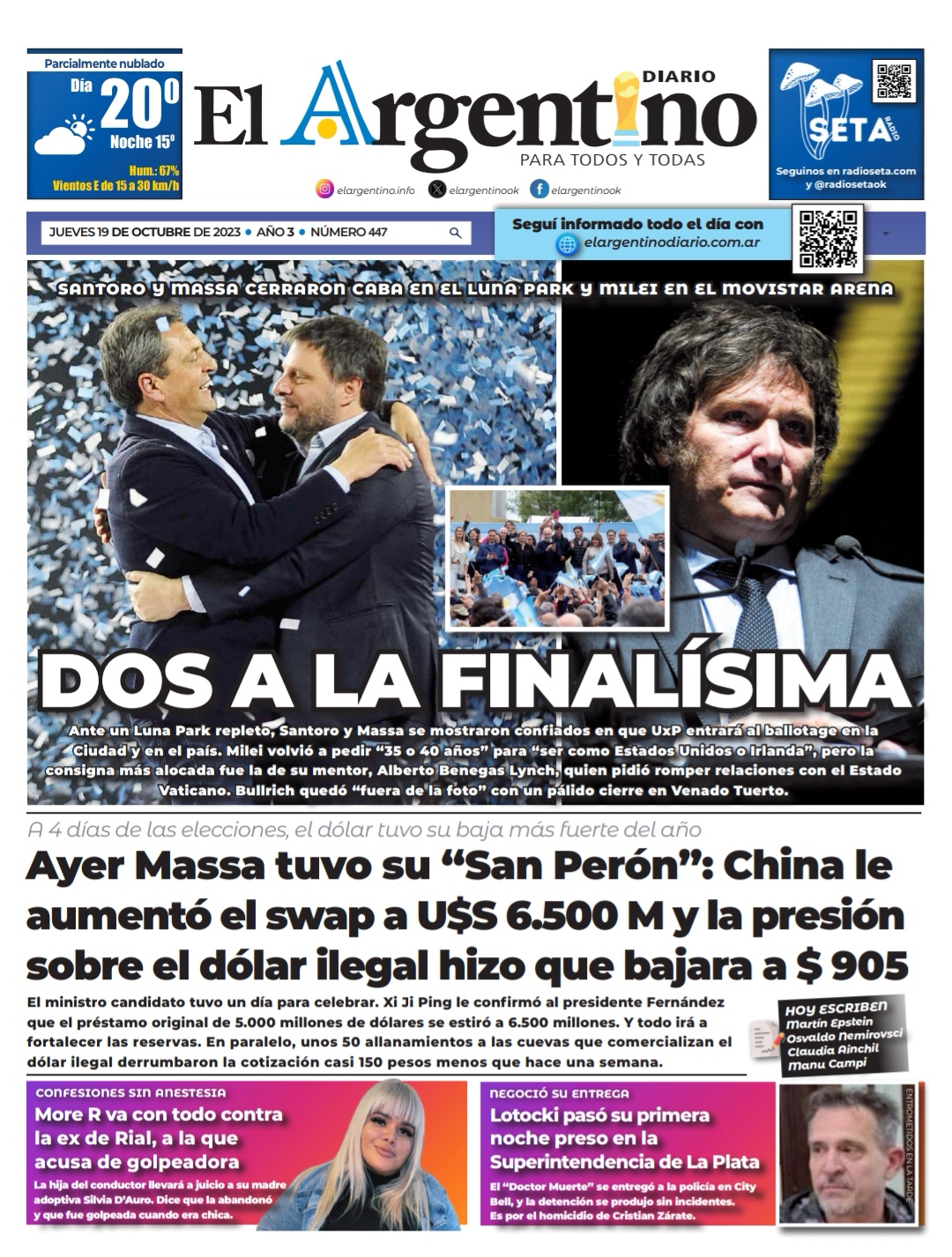 El-Argentino-Tapa-19-10-2023