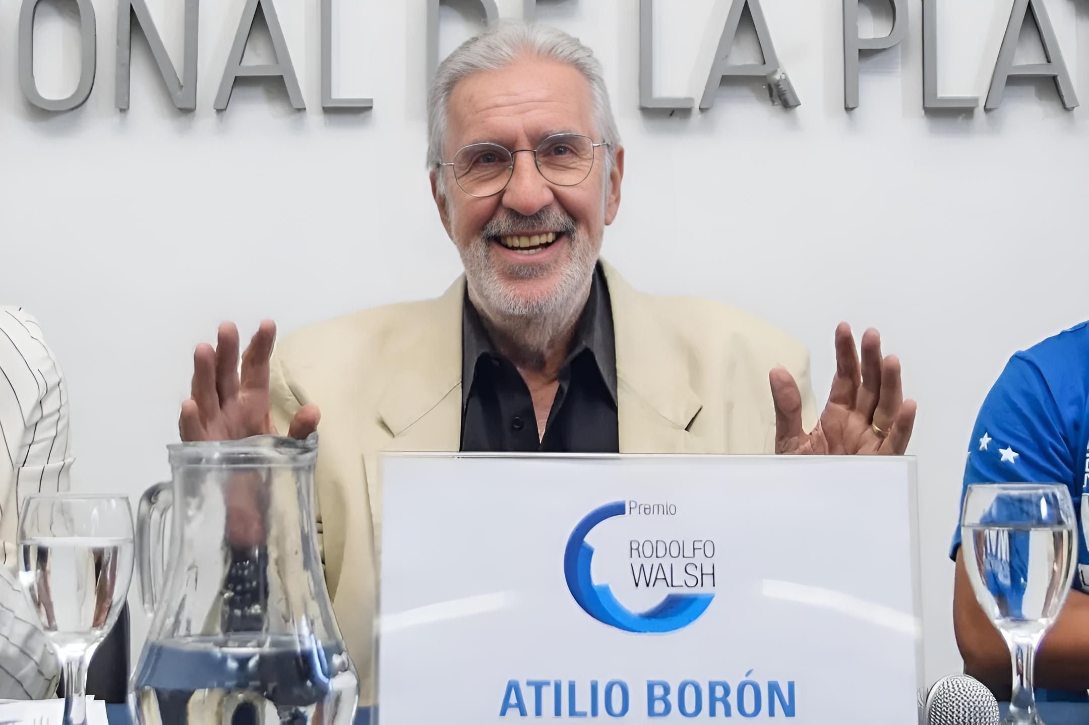 El-Argentino-Atilio Boron-Premio Rodolfo Walsh.