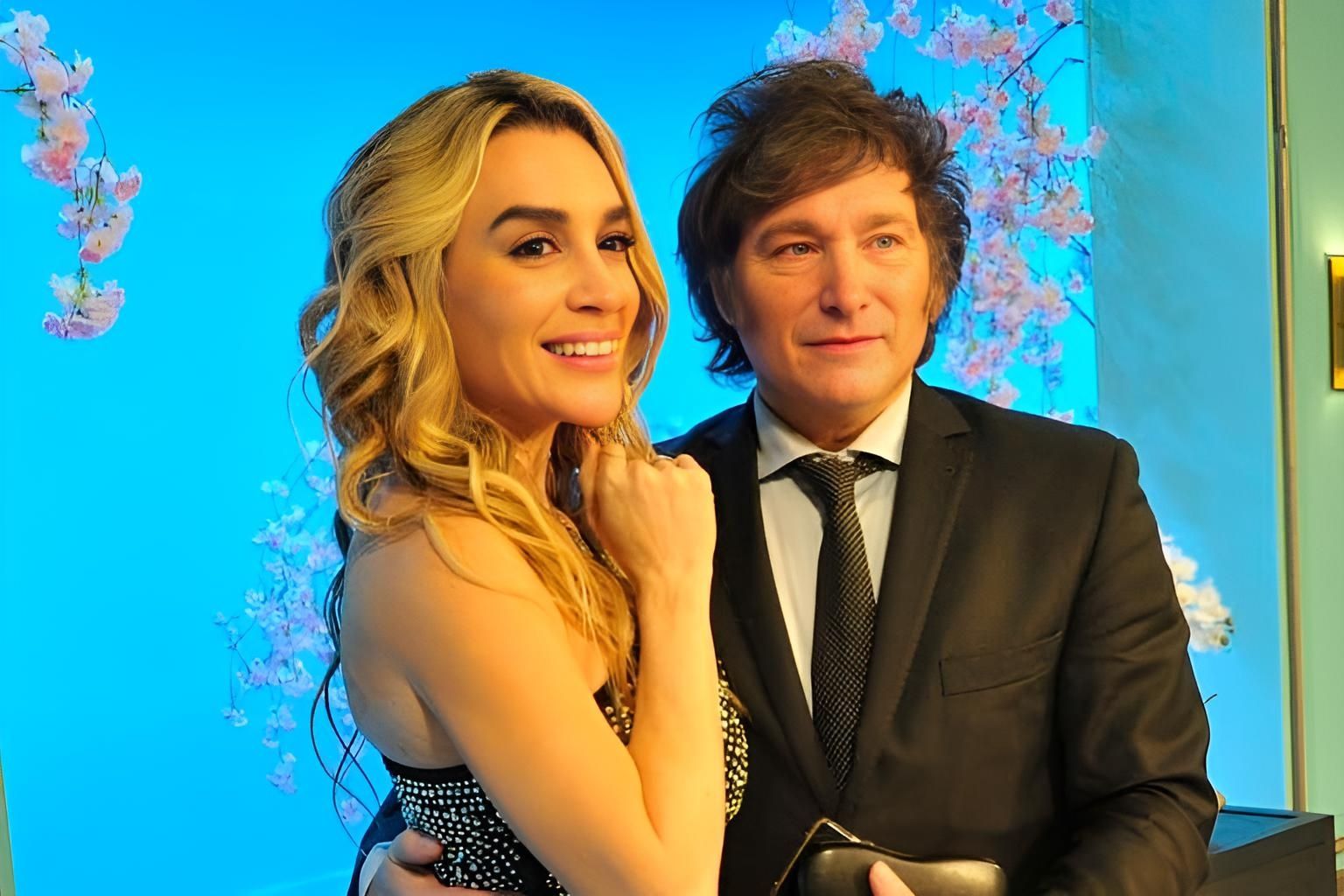 El-Argentino-Fátima Flores y Javier Milei.