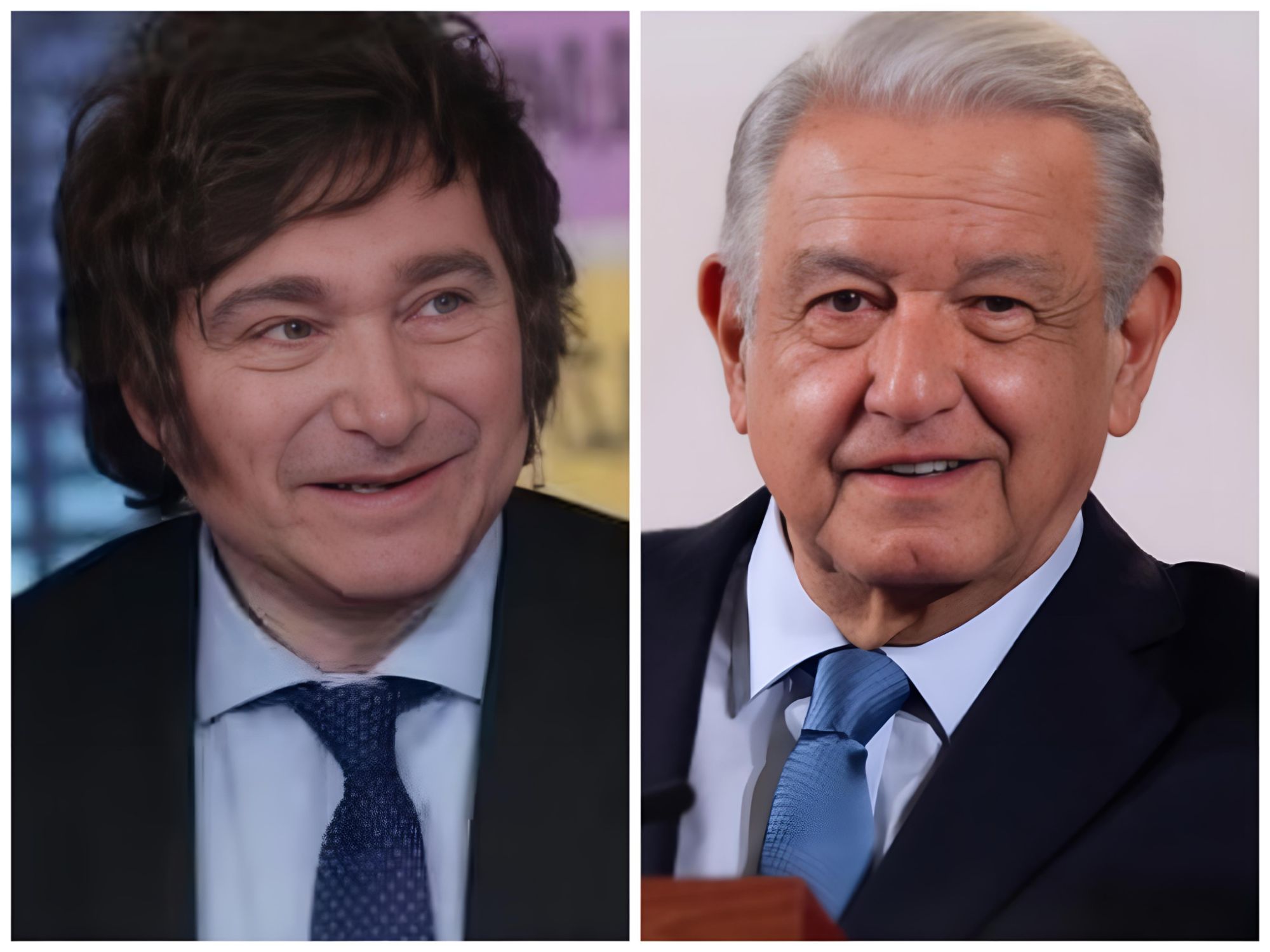 El-Argentino-Javier Milei-AMLO-Andrés Manuel López Obrador.
