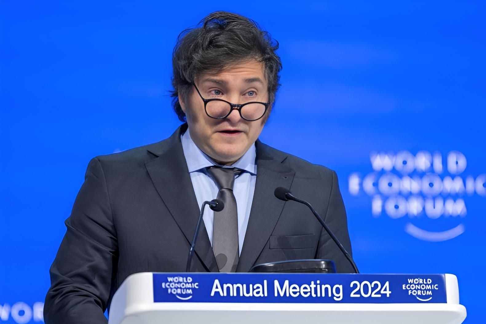 El Argentino Diario-Javier Milei en Davos.