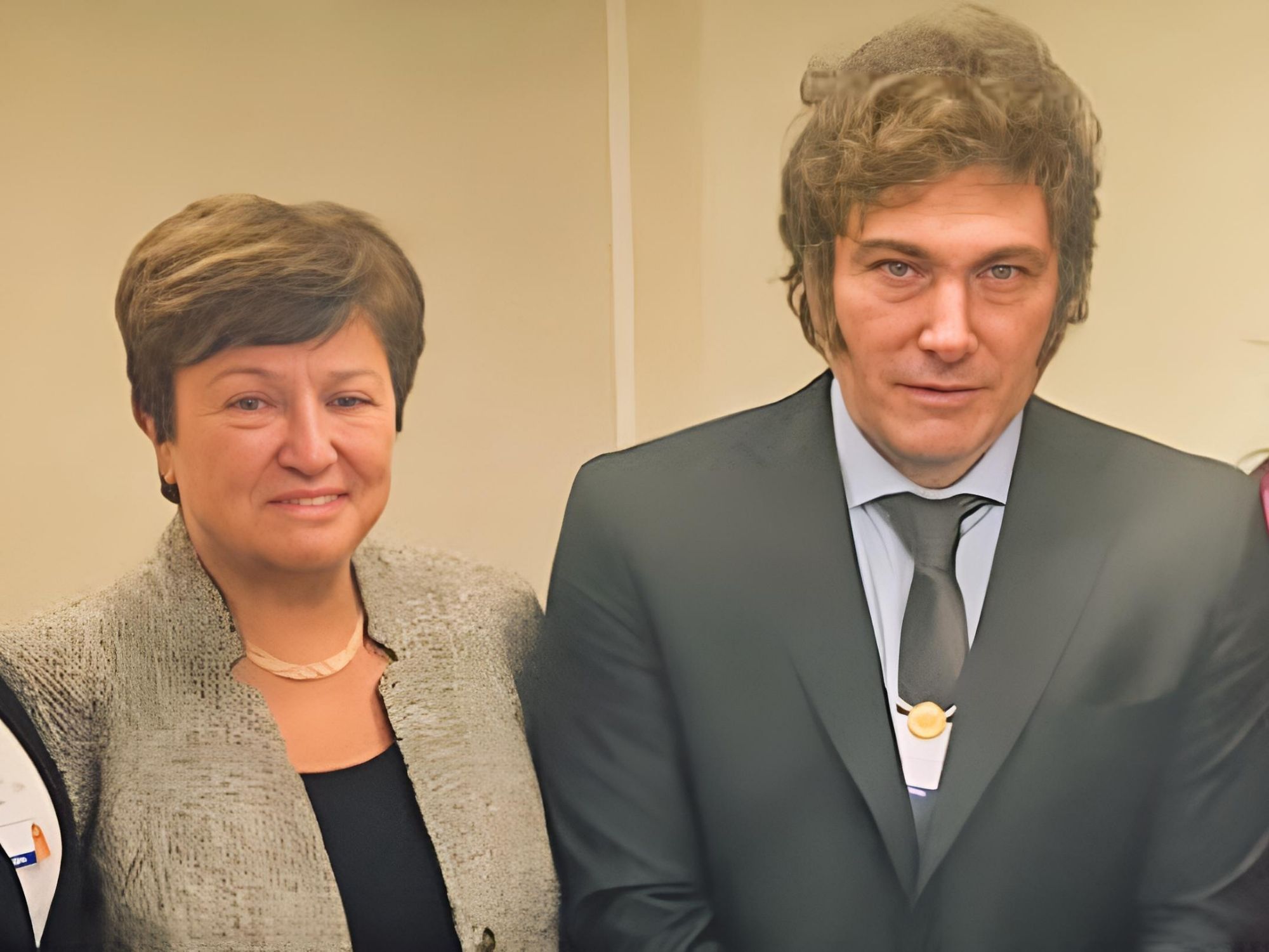 El Argentino Diario-Javier Milei-Kristalina Georgieva.
