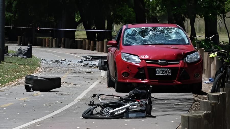 El Argentino Diario-Accidente ciclista Palermo.