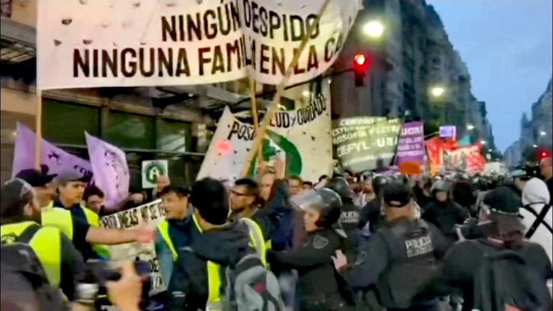 El Argentino Diario-Nueva Represión Inédita en el Congreso.