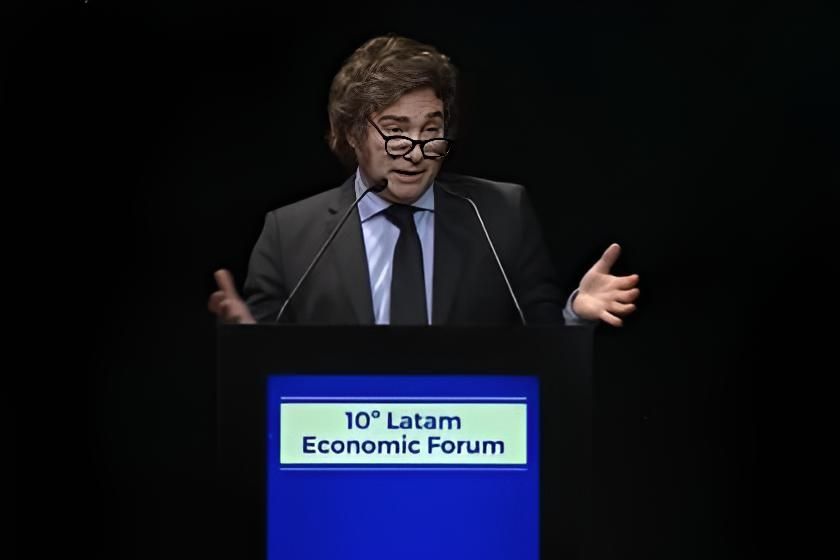 El Argentino Diario-Milei en el Latam Economic Forum.