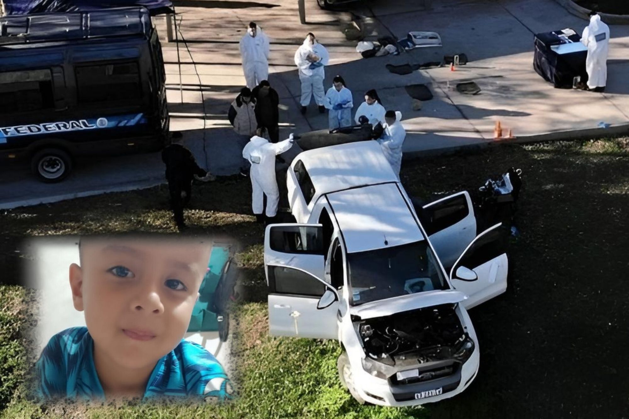 El Argentino Diario-Caso Loan-Camioneta Ford Ranger blanca.