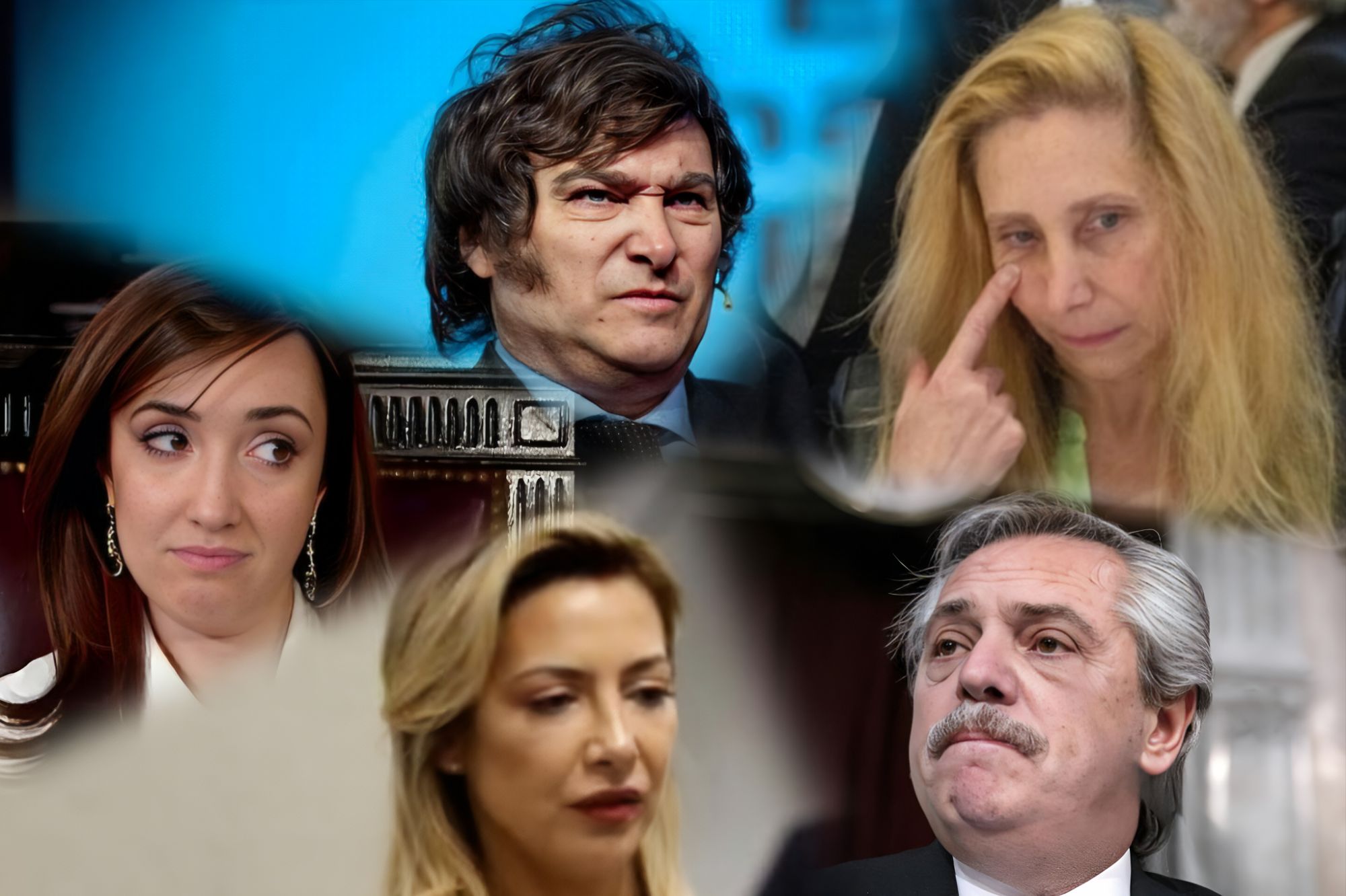 El Argentino Diario-Javier Milei-Karina Milei-Victoria Villarruel-Fabiola Yañez-Alberto Fernández.