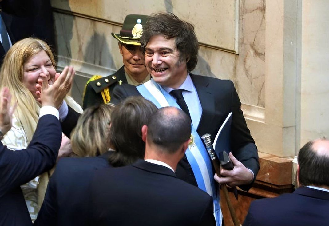 El Argentino Diario-Javier Milei en el Congreso.