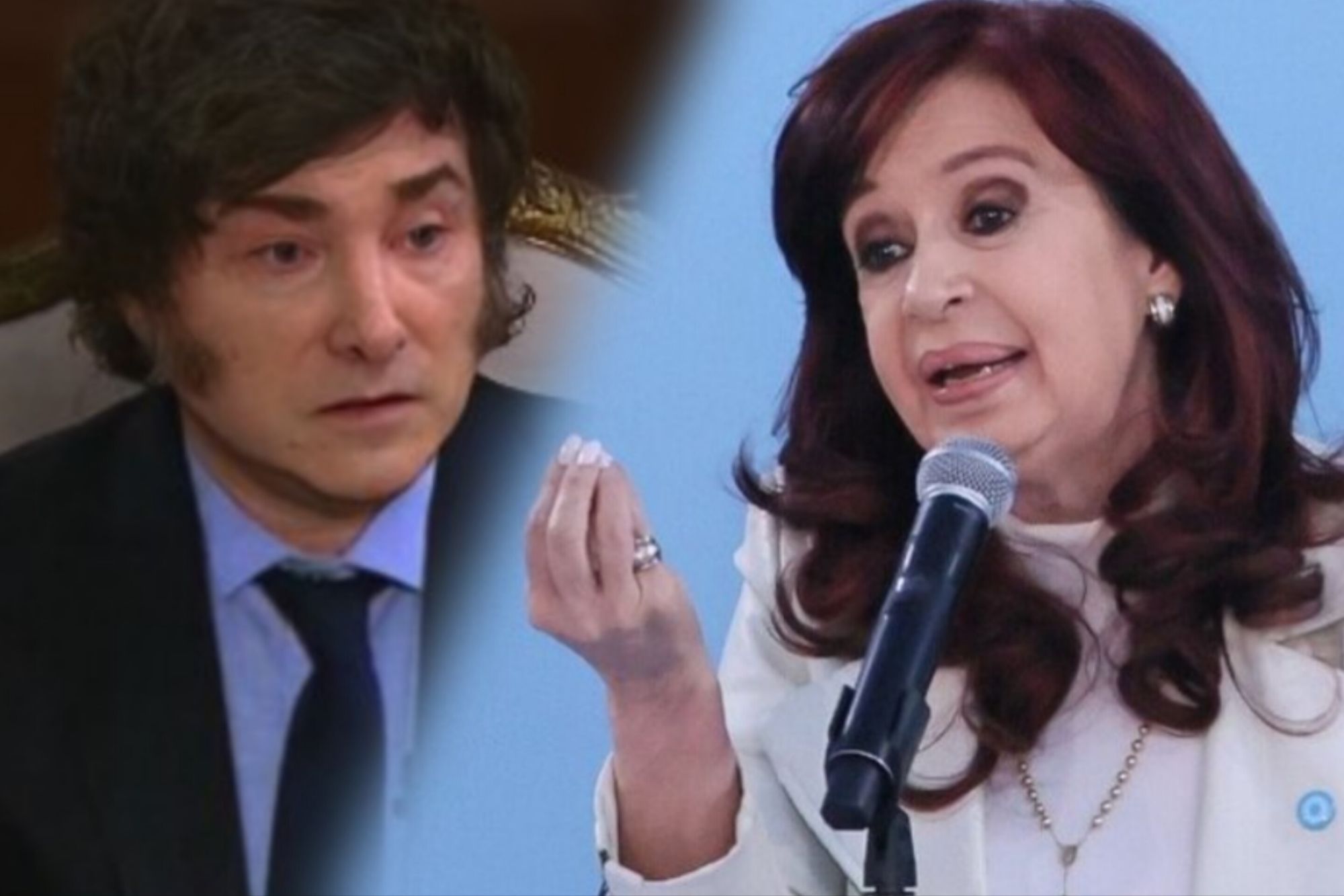 El Argentino Diario-Javier Milei-Cristina a Fernández de Kirchner.