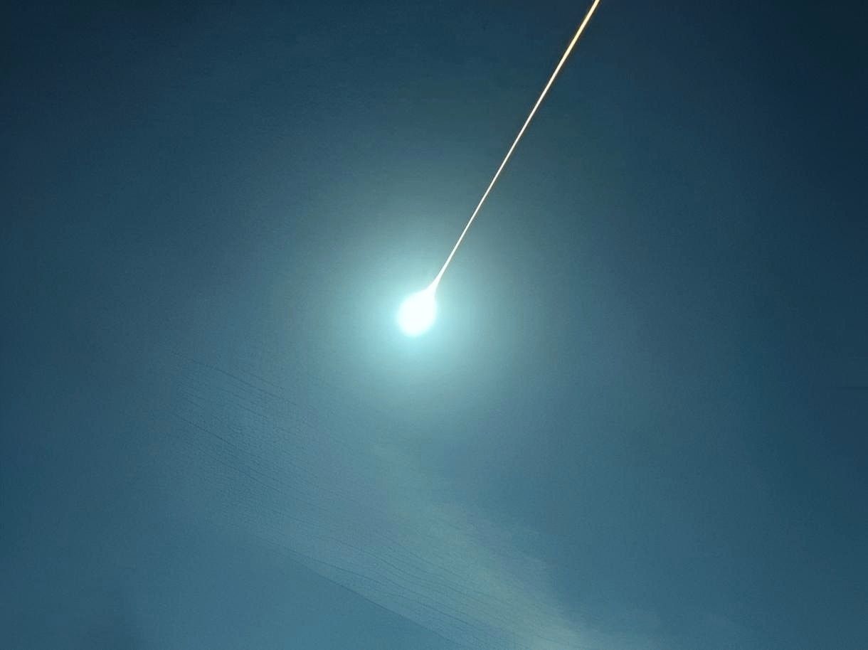 El Argentino Diario-Meteoro atravesó el cielo del AMBA.