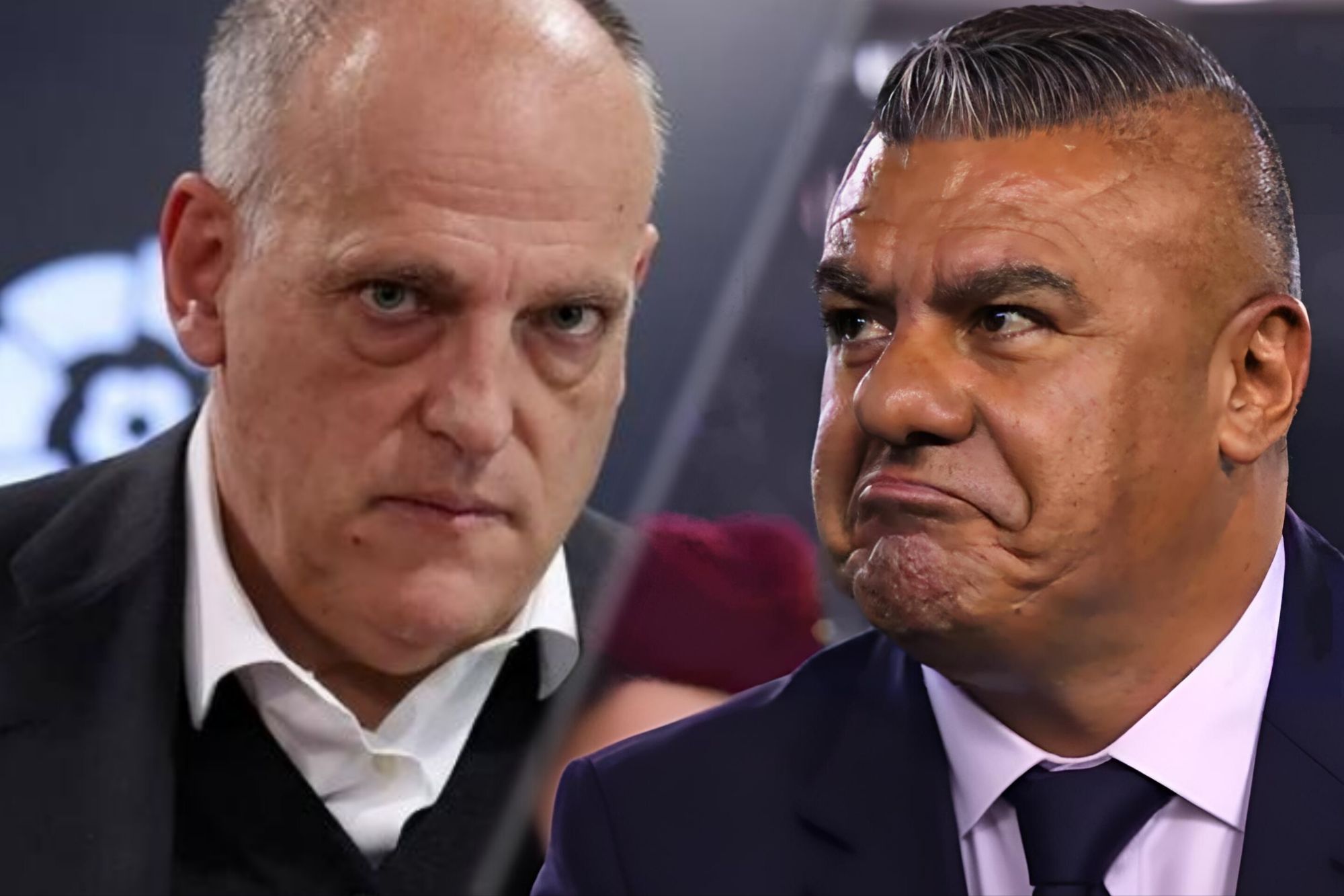 El Argentino Diario-Javier Tebas-Chiqui Tapia.