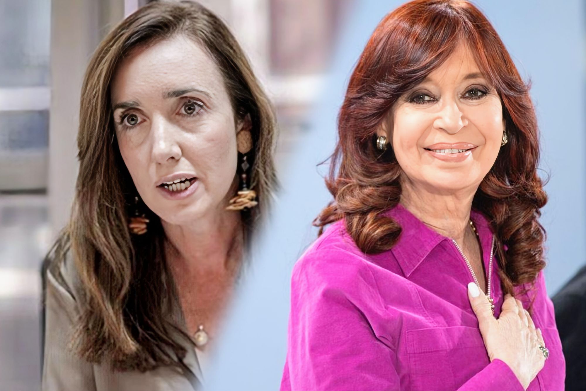 El Argentino Diario-Victoria Villarruel-Cristina Fernández de Kirchner.
