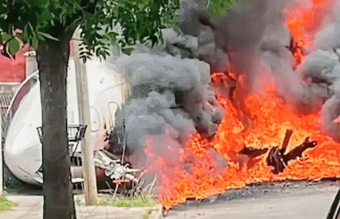 El Argentino Diario-Accidente aéreo en San Fernando.