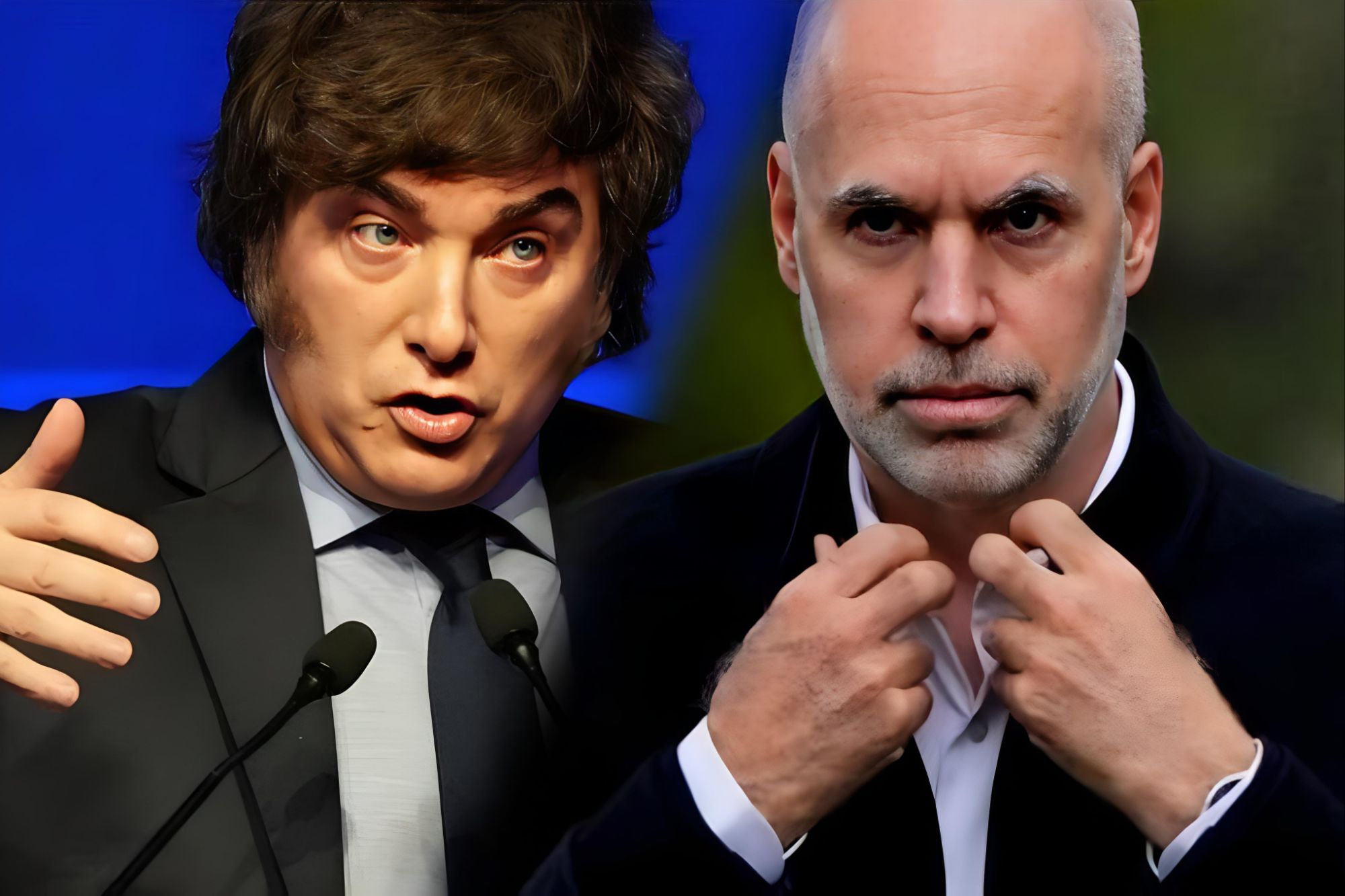 El Argentino Diario-Javier Milei-Horacio Rodríguez Larreta.