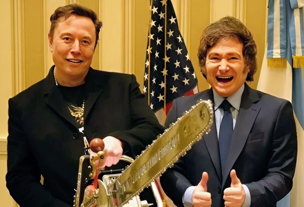 El Argentino Diario-Elon Musk y Javier Milei.