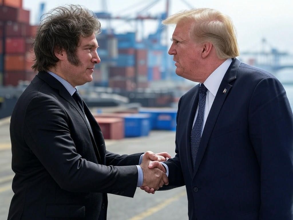 El Argentino Diario-Javier Milei y Donald Trump IA.
