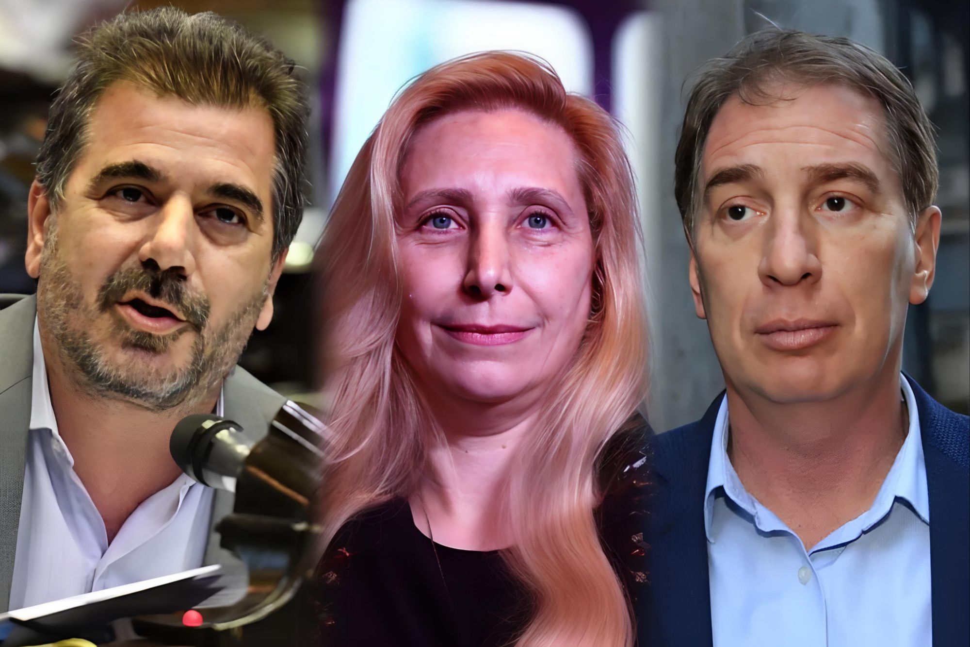 El Argentino Diario-Cristian Ritondo-Karina Milei-Diego Santilli.
