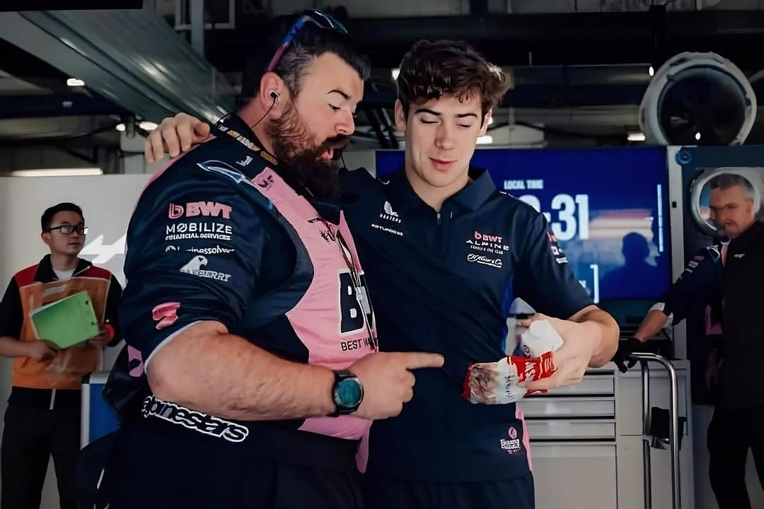 El Argentino Diario-Franco Colapinto y el ex jefe de mecánicos de Alpine.