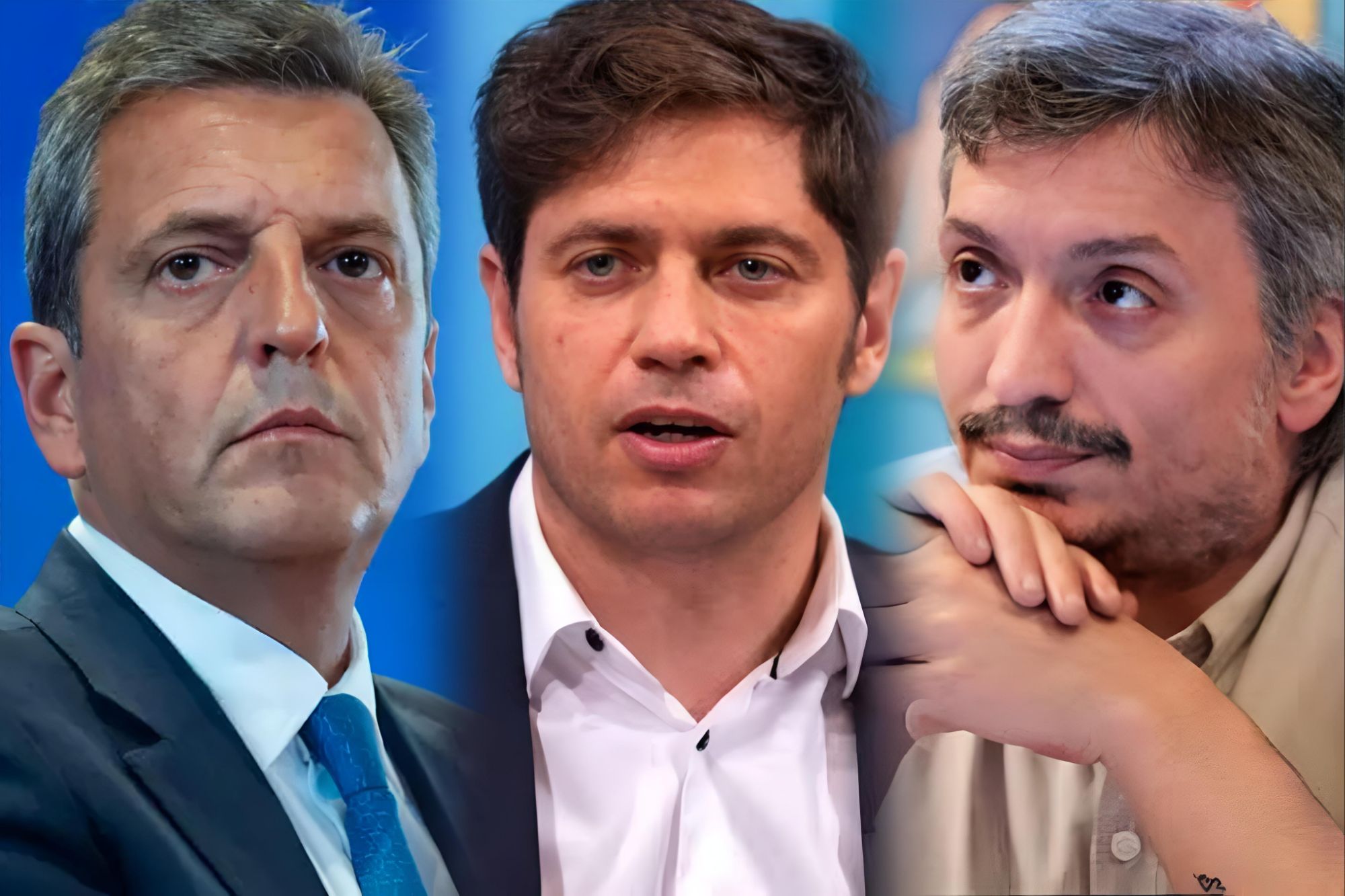 El Argentino Diario-Sergio Massa-Axel Kicillof-Máximo-Kirchner.