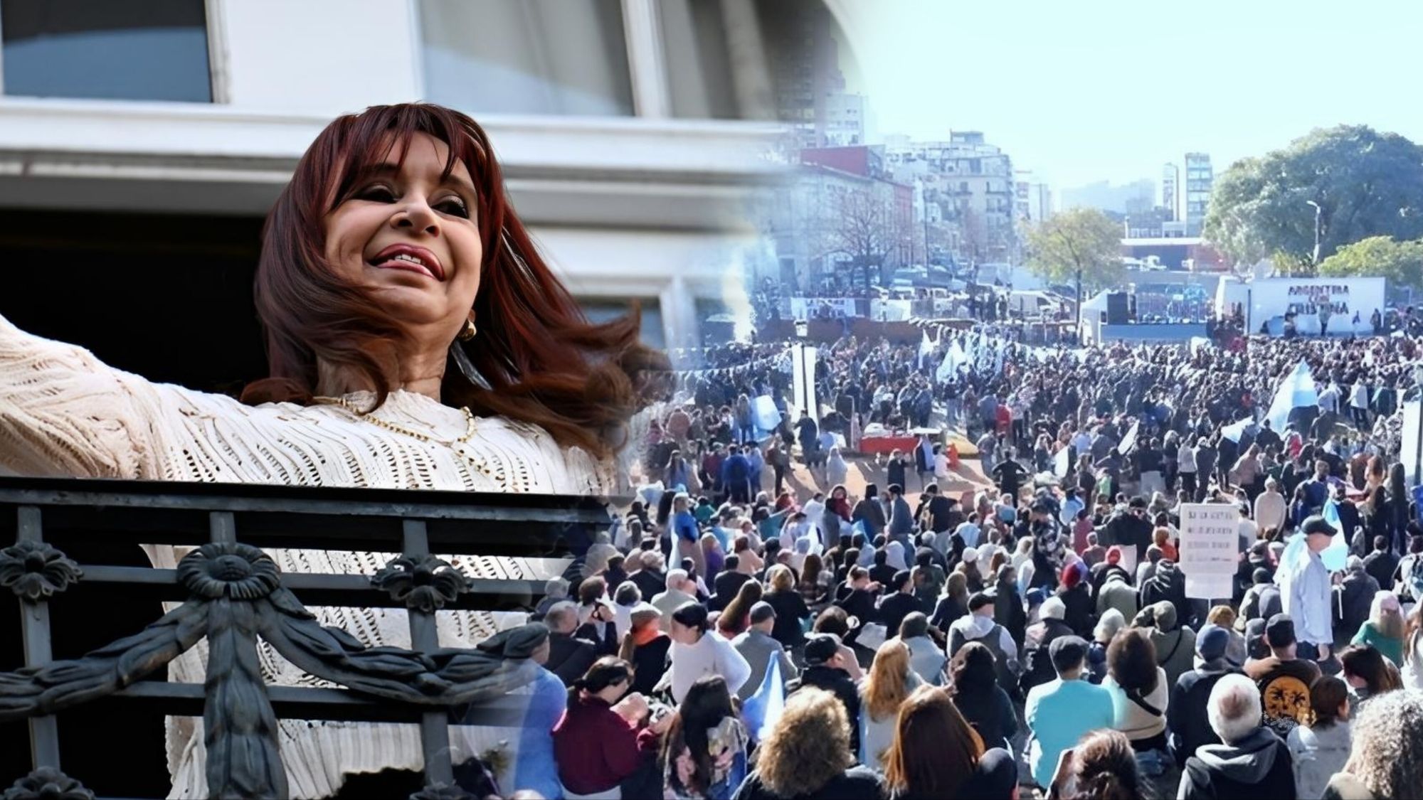 El Argentino Diario-Cristina-9 de julio-Día de la Independencia-Parque Lezama.