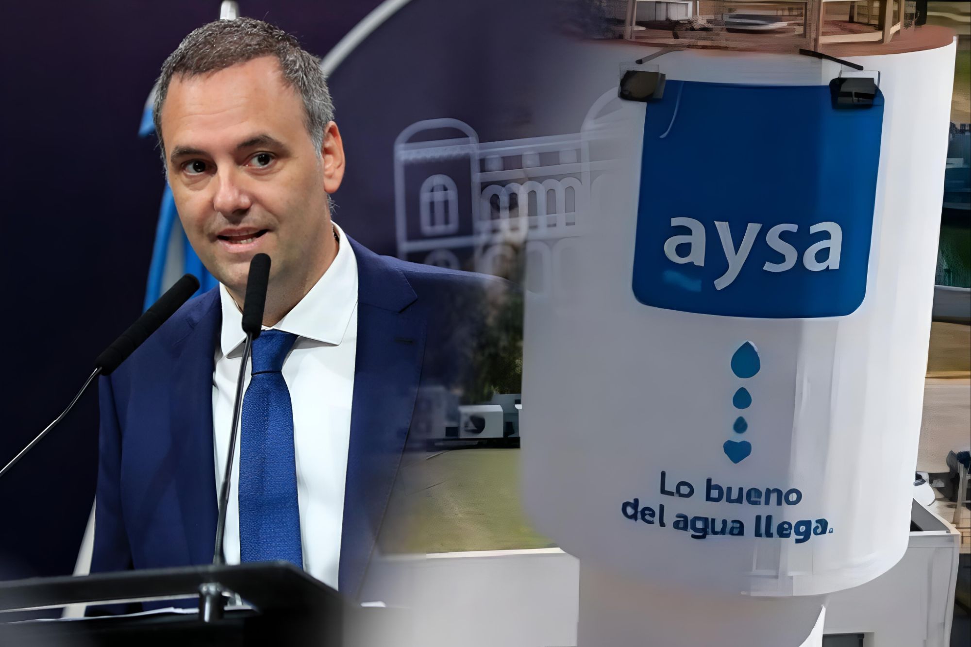 El Argentino diario-Manuel Adorni-AySA.
