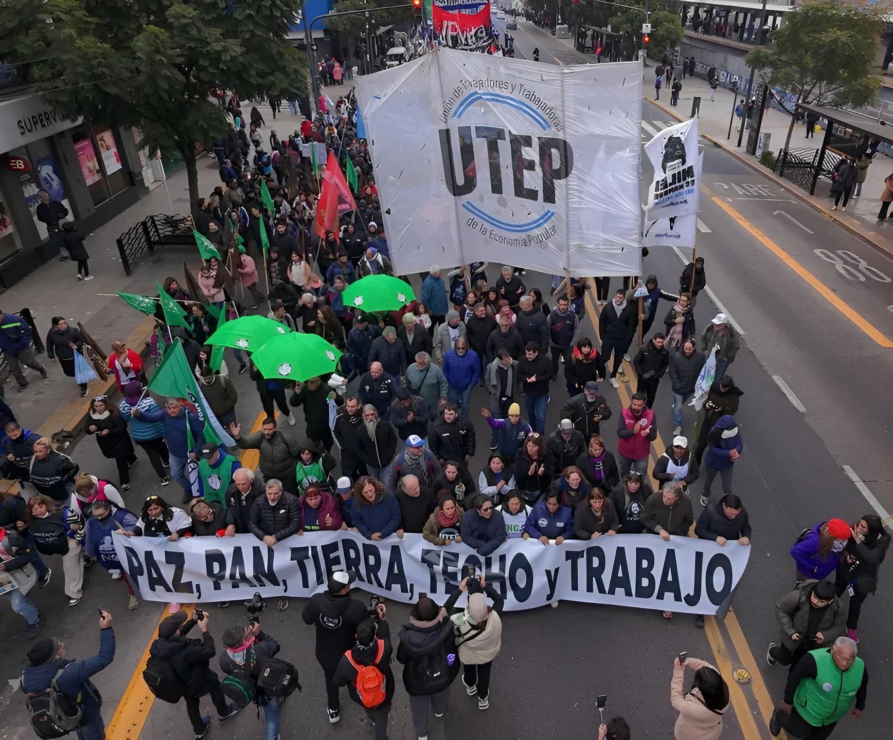 El Argentino Diario-Marcha San Cayetano-UTEP.