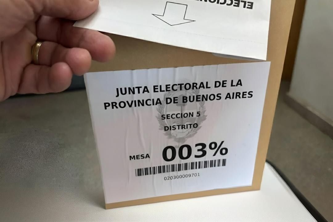El Argentino Diario-Urna elecciones 3%.