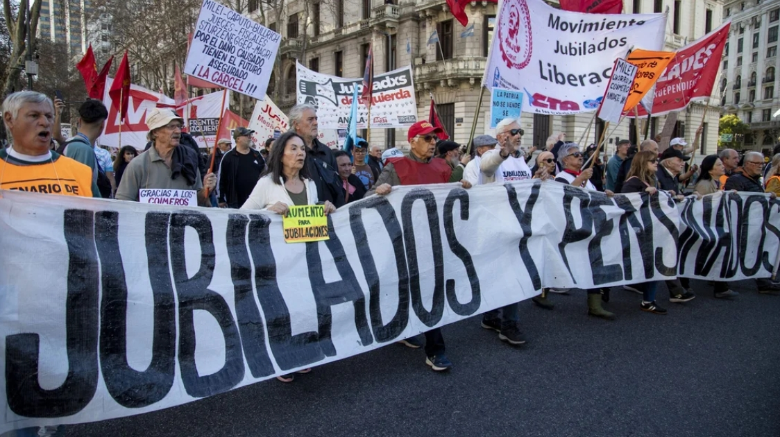 El Argentino Diario-Marcha de Jubilados.