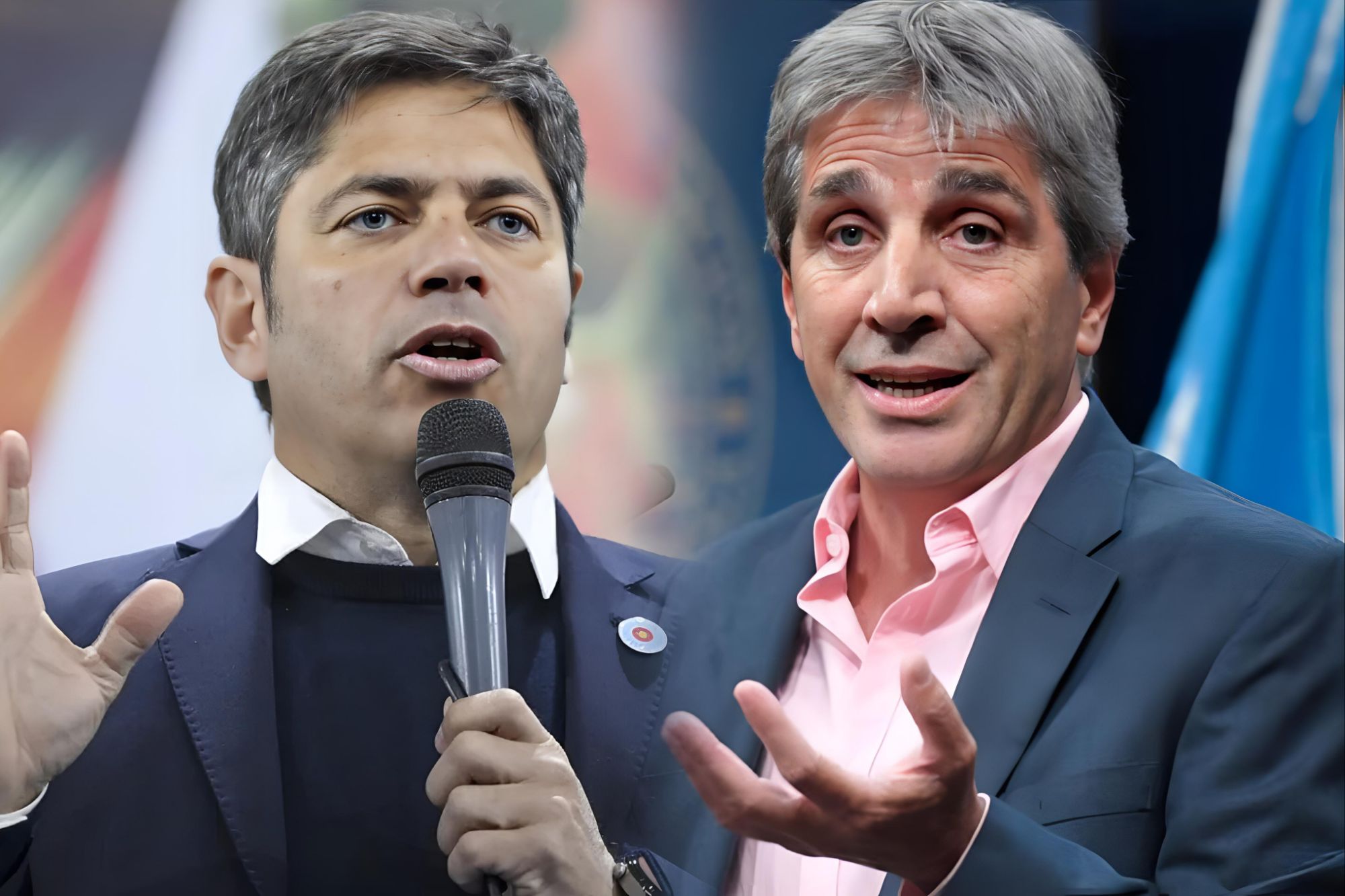 El Argentino Diario-Axel Kicillof-Luis Toto Caputo.