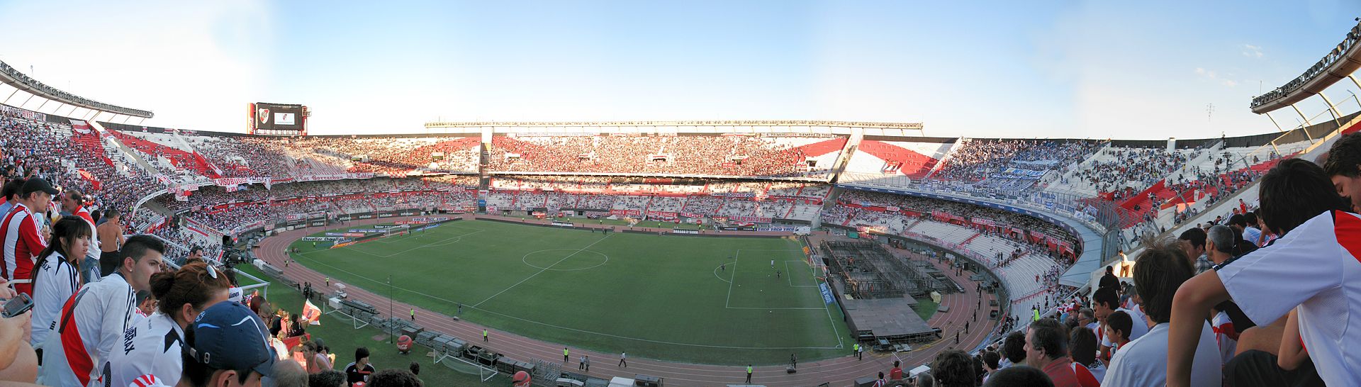 Vista del Estadio Monumental, sede de River Plate